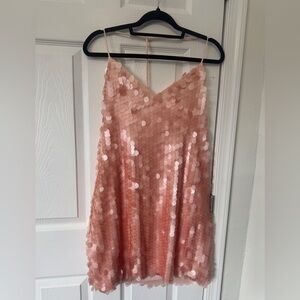 Zara Pink Sequin Dress